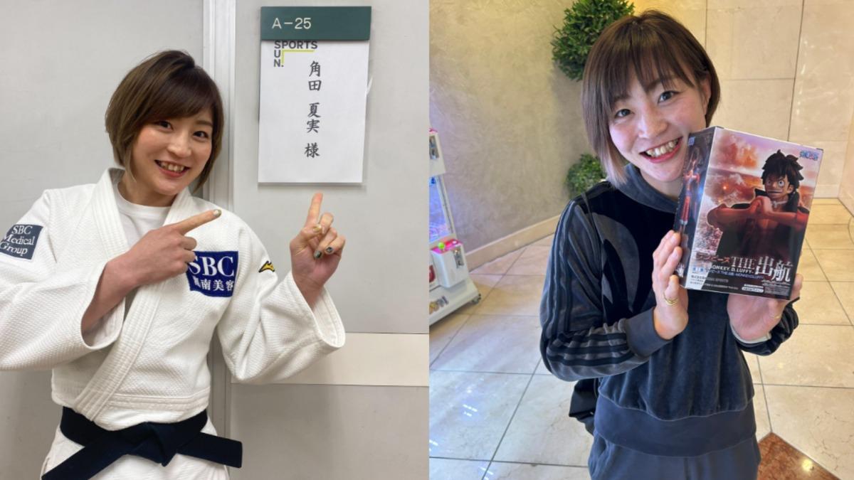 日媒稱角田是大器晚成的選手。（圖／翻攝自角田夏實X）