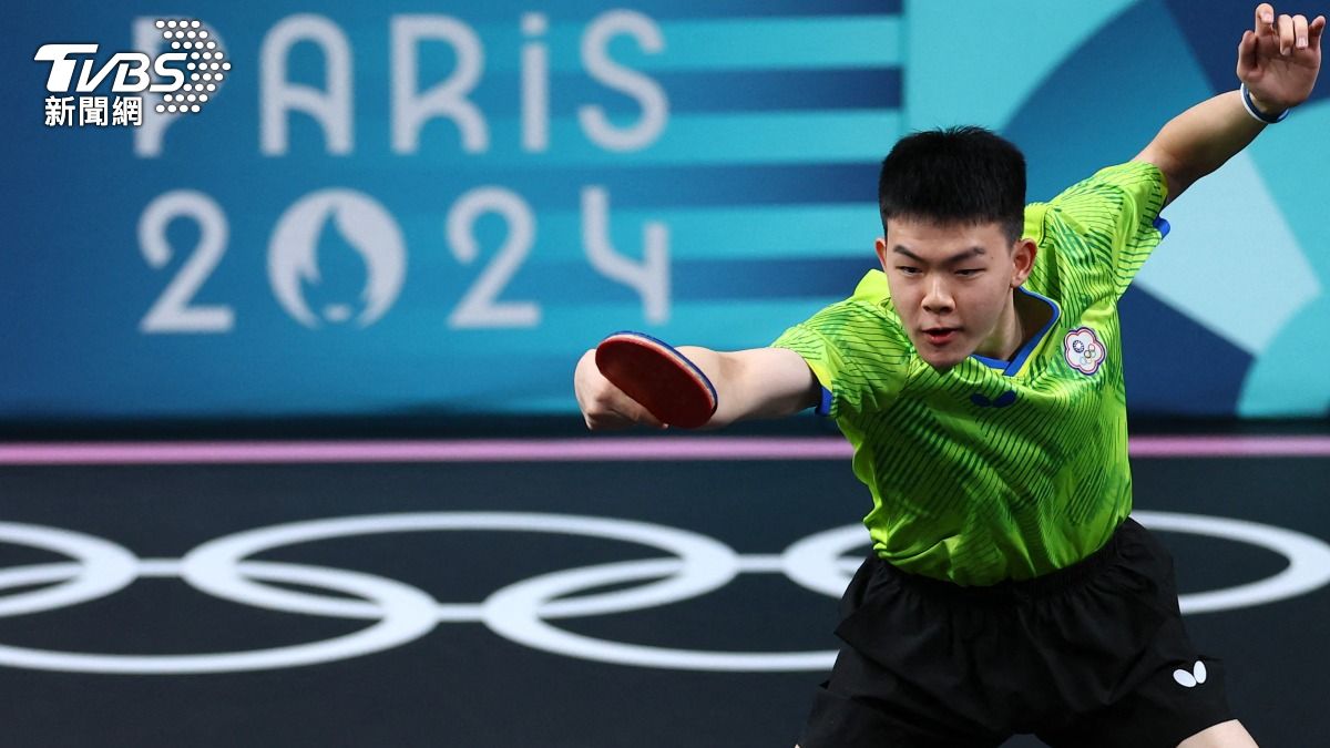 巴黎奧運/桌球小將高承睿4:1擊敗羅馬尼亞對手 勇闖男單16強