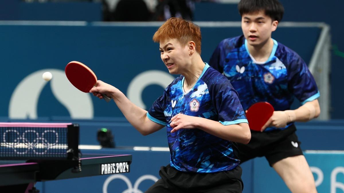 巴黎奧運/林昀儒、陳思羽無緣4強!桌球混雙惜敗 2:4不敵中國