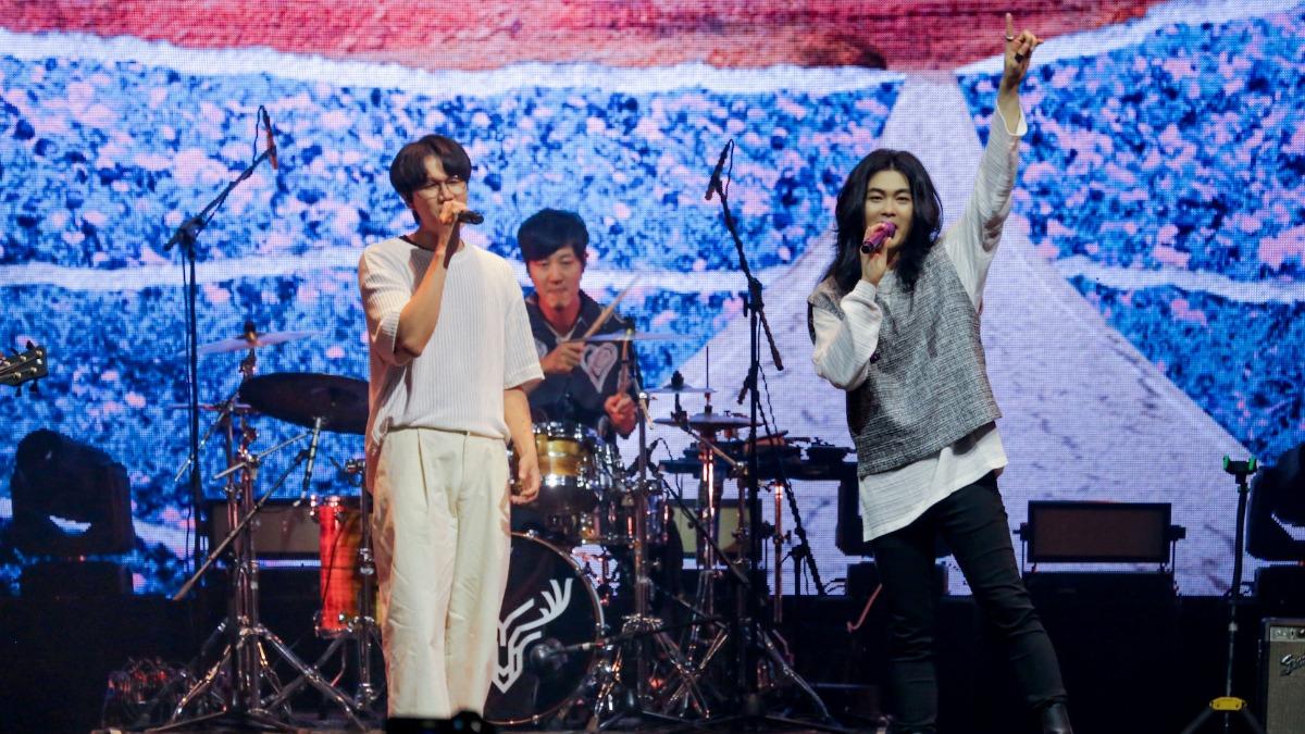麋先生與宇宙人小玉驚喜獻唱2首歌曲嗨翻香港。（圖／相信音樂提供）