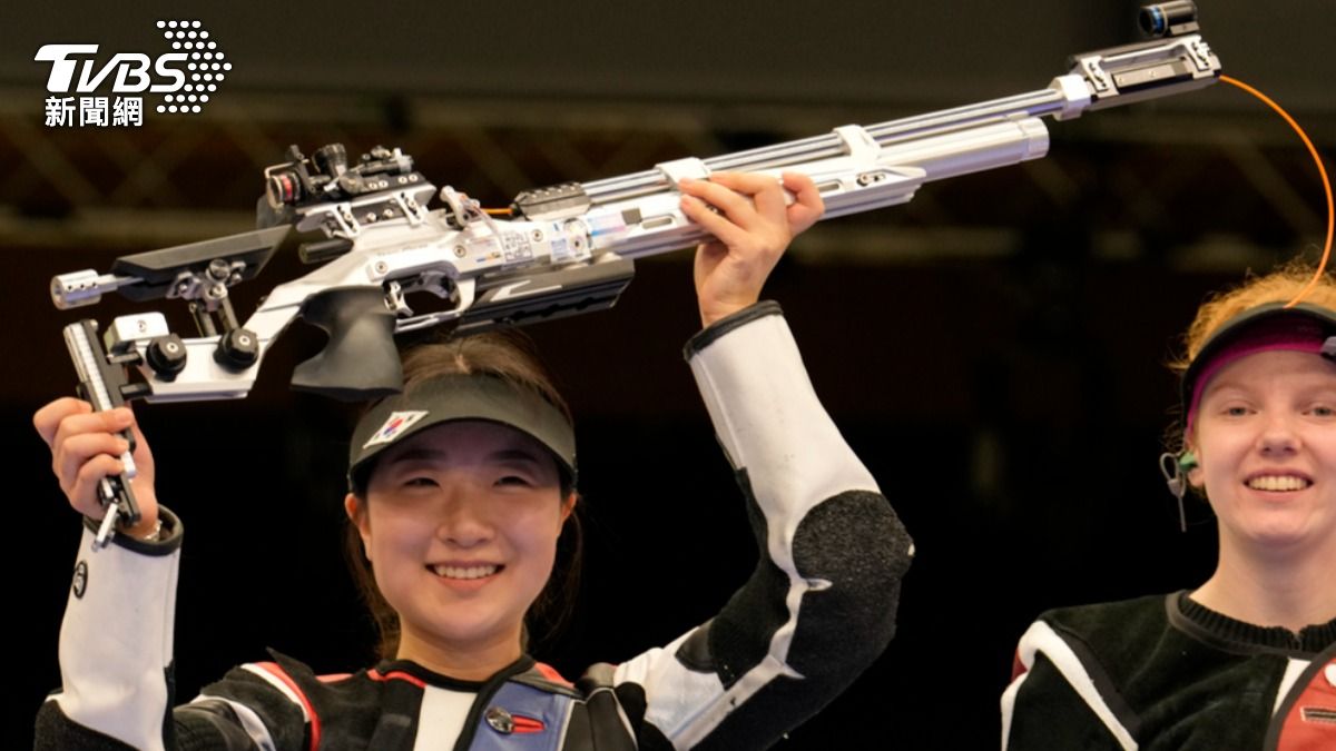 巴黎奧運/才學3年!南韓16歲女將空氣步槍勝中國 喜獲隊史100金