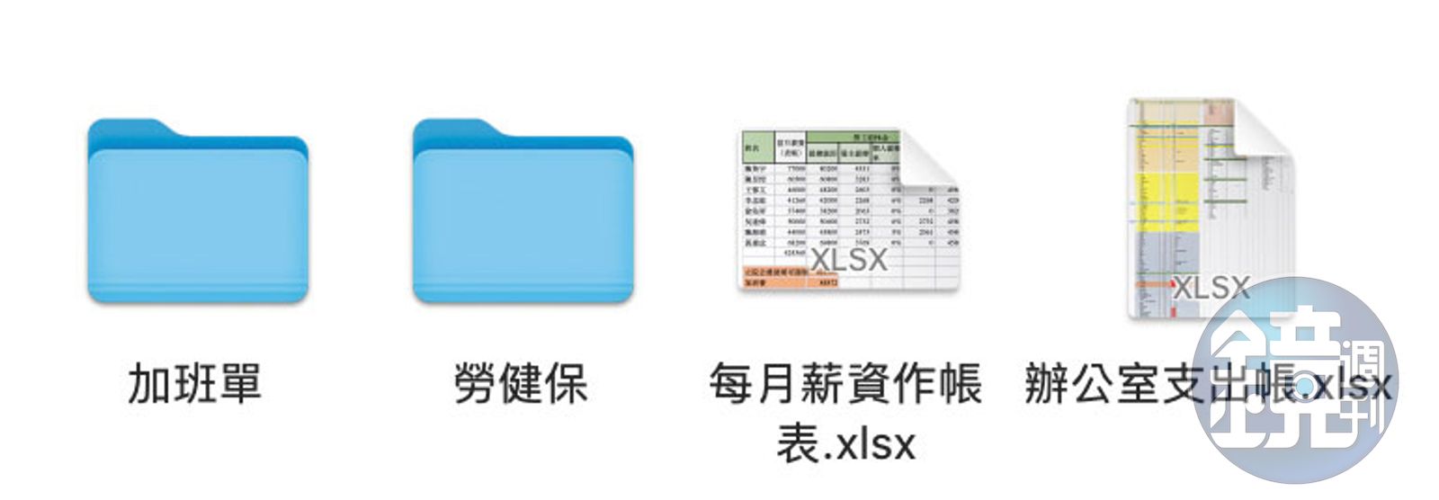 本刊當年獨家揭露的25個祕檔,包含關鍵的13頁內帳及高親簽的文件,成她低薪高報助理費的證據。(圖/鏡週刊)