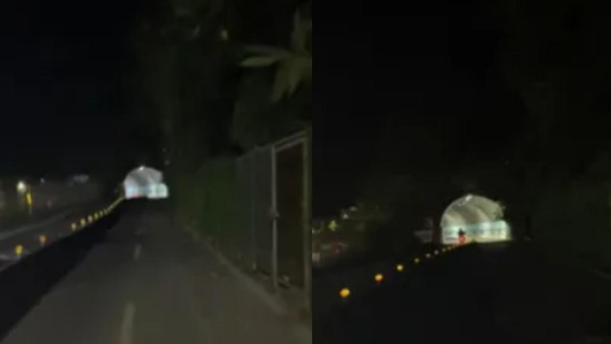 汐止路燈「詭異狂閃」!單車騎士夜騎嚇爛 網曝恐怖祕聞