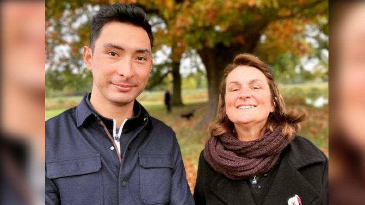 母親羅山(Sarah Noble)則來自英國貴族諾貝爾家族。諾貝爾家族是16世紀國王亨利八世第三任王妃珍·西摩母家的後代,是英國歷史最悠久的貴族世家之一。(圖/擷取自IG@alexhuatian)