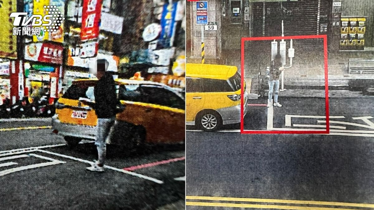 黃姓詐團車手現身面交,當場被埋伏警員逮捕。(圖/TVBS)