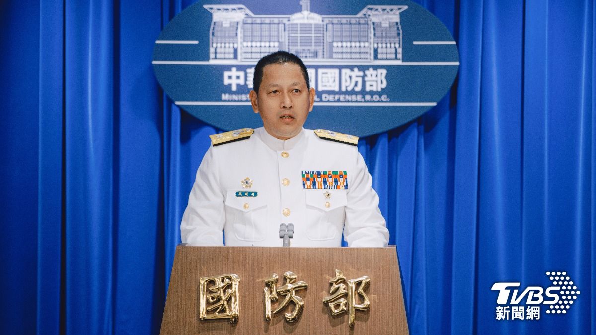 訓次室聯合戰力訓練處處長戴建有少將。（圖／TVBS）