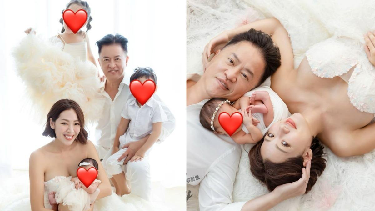 「選美皇后」劉伊心產後2週神恢復! 一家5口全家福「火辣炸豐滿」
