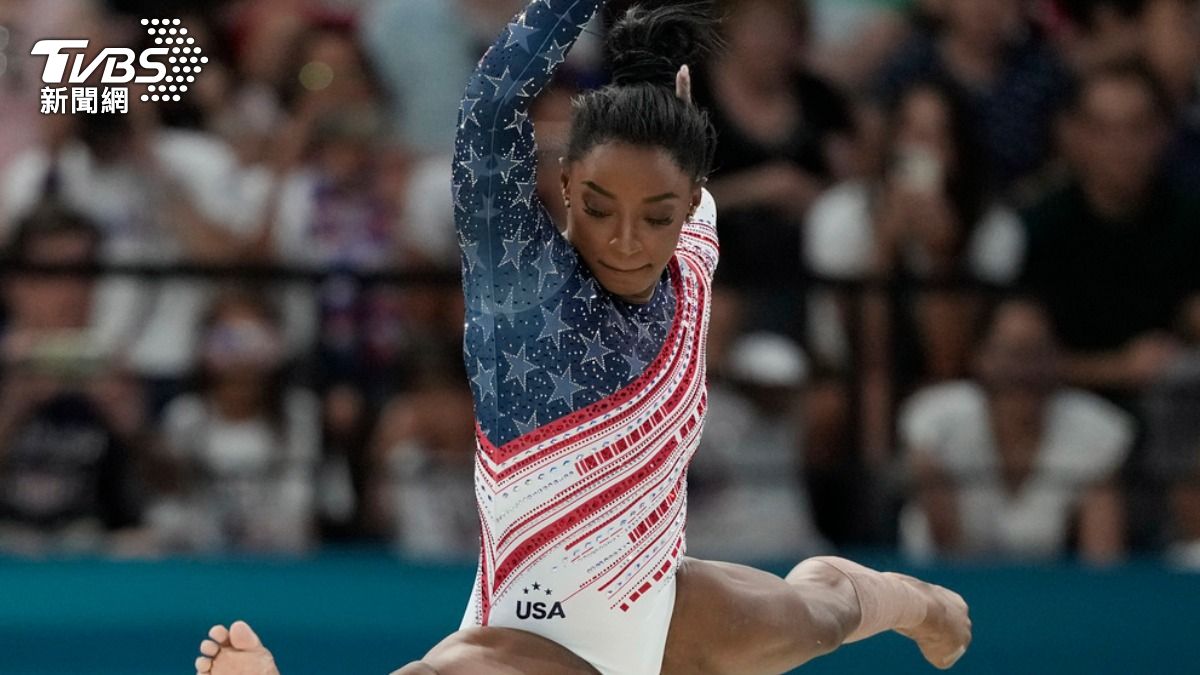 美國「體操女王」拜爾斯(Simone Biles)形容巴黎奧運「這是我們的救贖之旅」。(圖/達志影像美聯社)