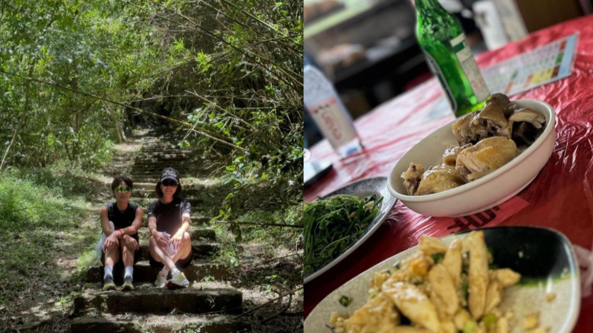 網友發現劉嘉玲PO出的美食餐廳似乎是陽明山「青菜園」。(圖/翻攝自IG)