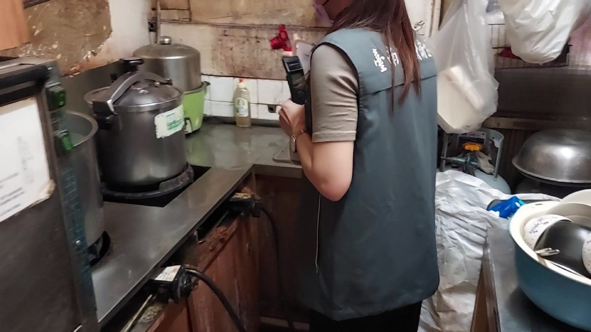 衛生局派員前往稽查。(圖/翻攝自台南市衛生局)