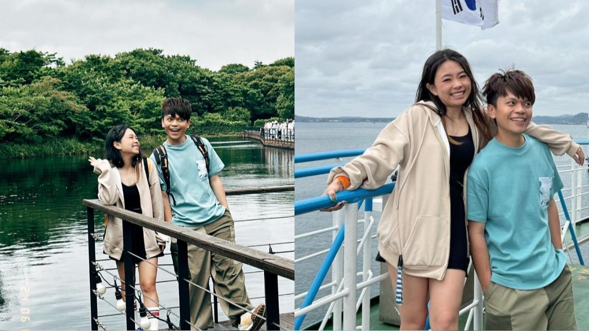 蔡阿嘎老婆疑懷三寶 手捧「明顯凸肚」網驚呼:懷孕了?
