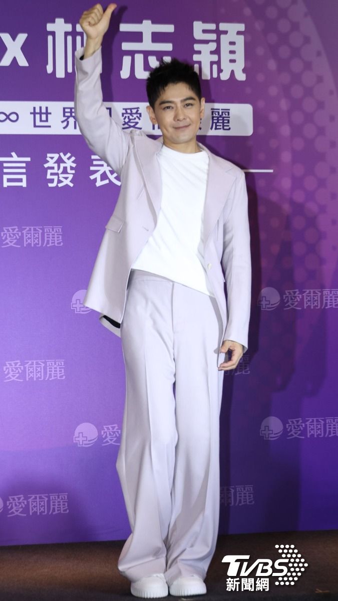 林志穎娃娃臉不像50歲中年人。(圖/張哲鳴攝)