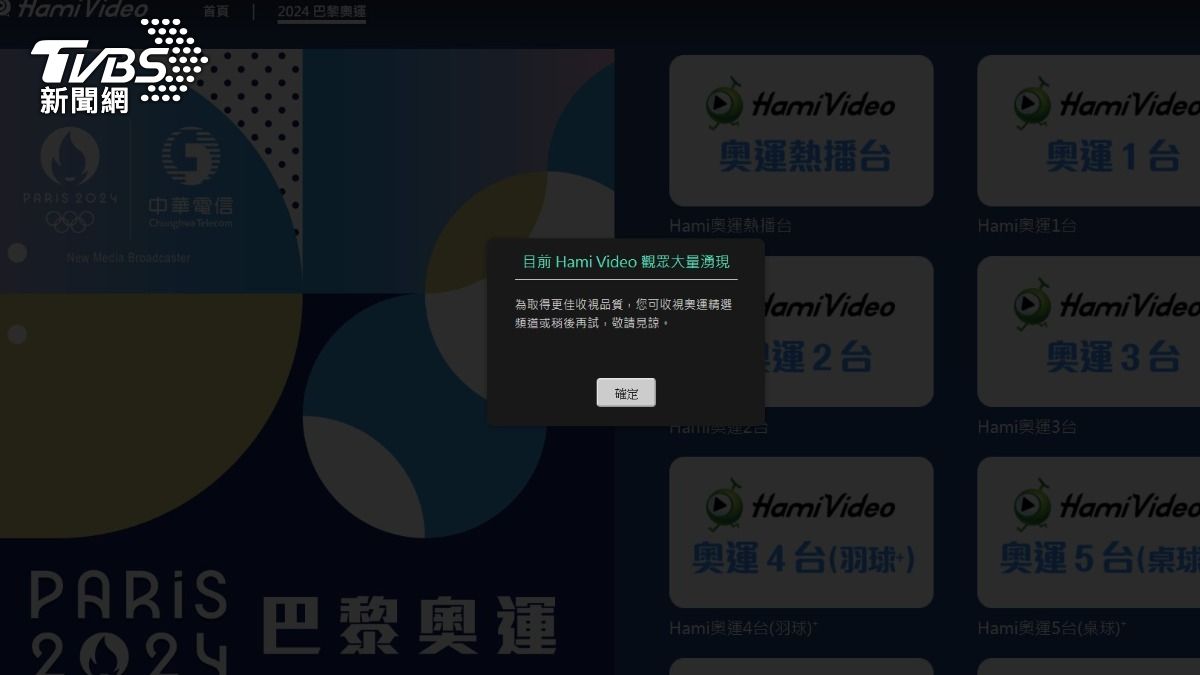 巴黎奧運/付錢還看不到用戶氣炸 Hami回應:麟洋配大量觀眾湧入