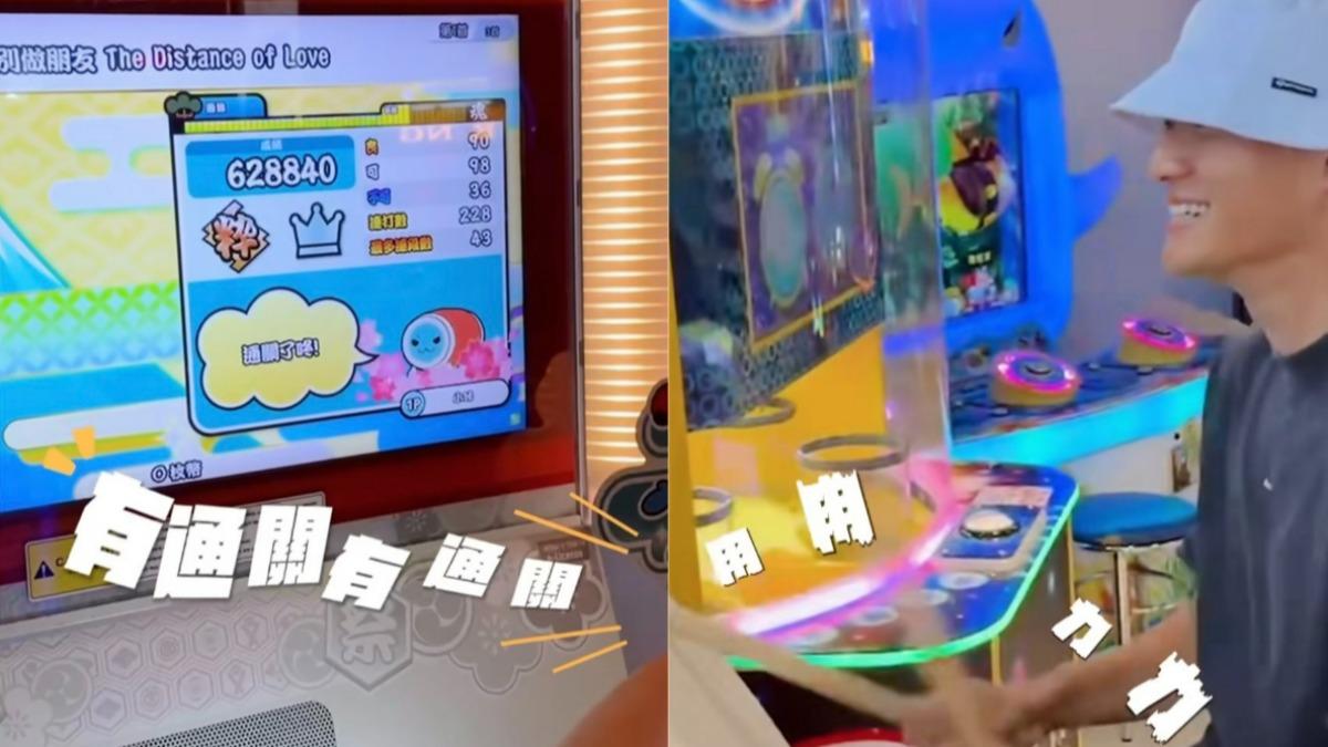 周興哲打鼓相當投入。(圖/翻攝自周興哲IG)