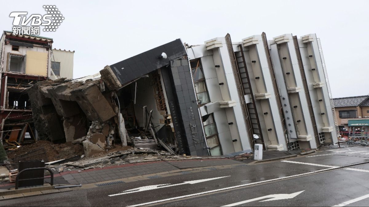 能登半島今年元旦遭逢強震至今仍有不少民眾無法返回家園。（圖／達志影像美聯社）