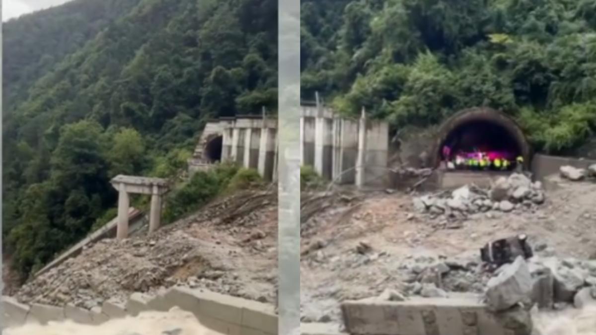 快訊/四川雅康高速公路遭土石流沖垮 已知3車墜谷5失聯