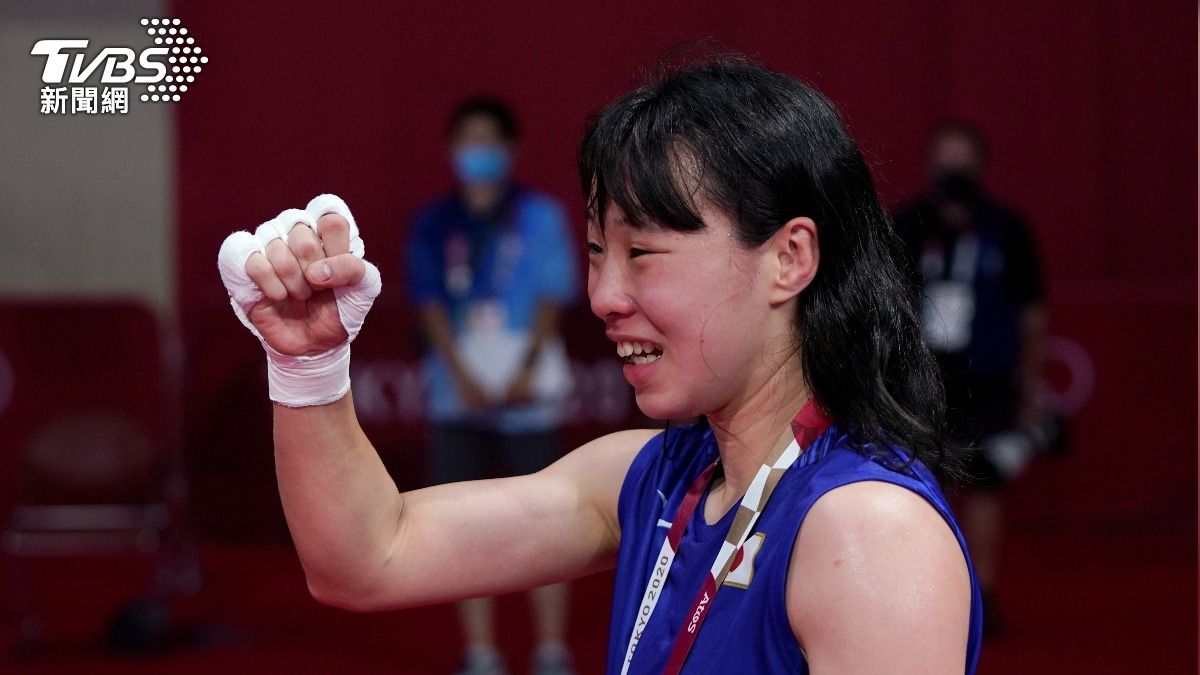 入江聖奈呼籲「請以『1位拳擊手』的身份來看待林郁婷」。（圖／達志影像路透社）