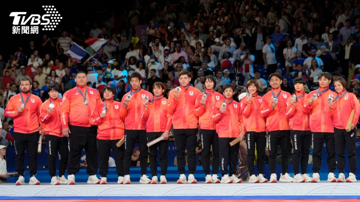 巴黎奧運/再度強碰法國!柔道混合團體賽 日本連2屆奪銀牌