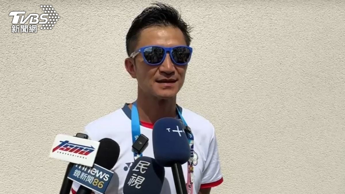 曾自強有信心林郁婷能夠在剩下的比賽中達成目標。(圖/TVBS)