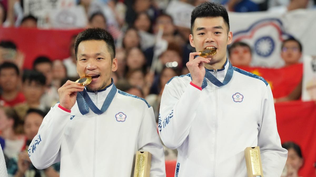 李洋、王齊麟二度奧運摘金。(圖/中華奧會提供)