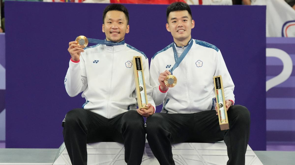 李洋、王齊麟二度奧運摘金。(圖/中華奧會提供)