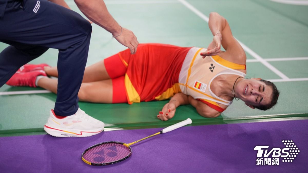 巴黎奧運/馬琳「膝傷退賽」跪地痛哭 西班牙羽協主席:盼給銅牌