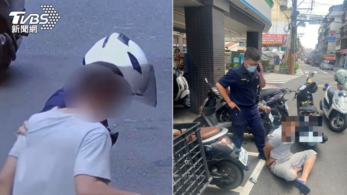 張姓慣竊偷車還酒駕，半小時後被警方攔截逮捕。（圖／TVBS）