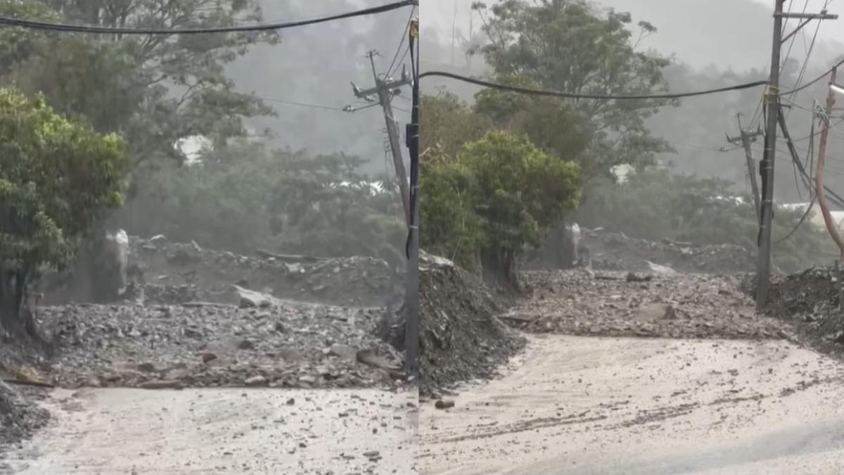 雷雨轟炸!南投信義鄉「土石流斷路」 東埔村路段進行管制