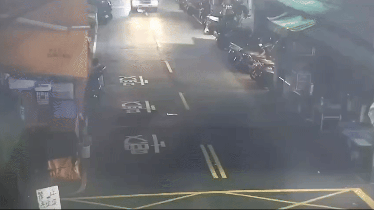 車禍撞擊過程。（圖／TVBS）