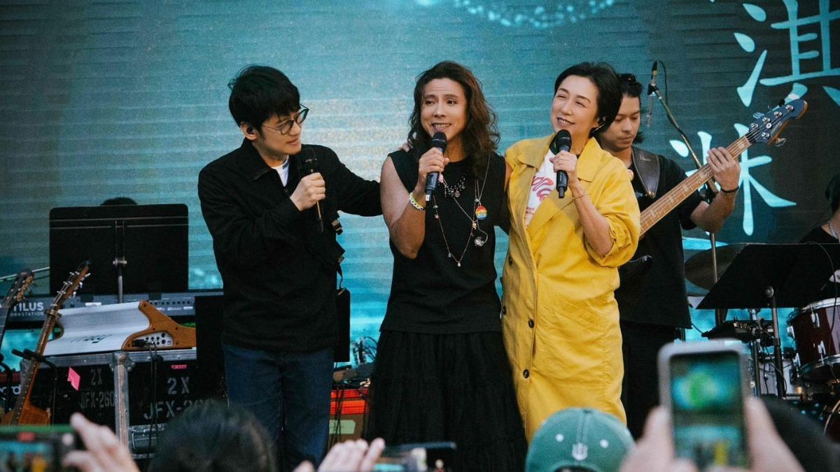 陳建騏(左起)、郭子和黃韻玲將以限定組合「冰淇淋」開唱。(圖/愛之日常音樂節提供)