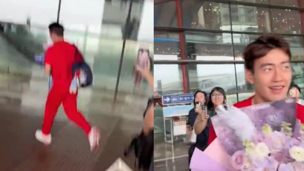 兩人人氣直線飆升,王昶回國後竟被大批女粉絲追著跑。(圖/翻攝自微博)