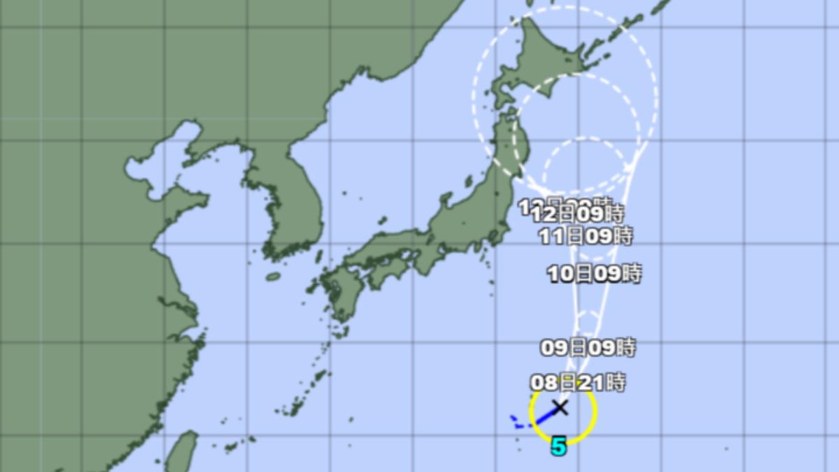 赴日注意！瑪莉亞颱風增強最新路徑曝　暴雨恐亂日本三連休假期