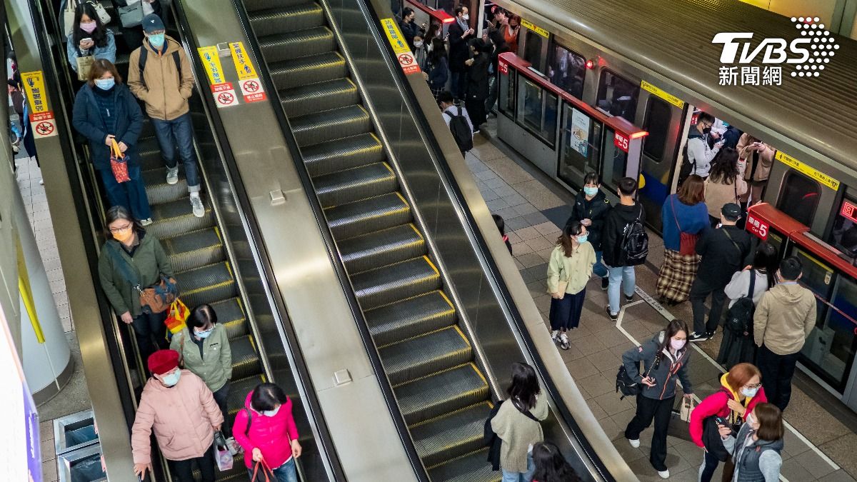 台灣很危險？捷運一堆人「口罩戴緊緊」　全場怒轟：暴咳也不戴