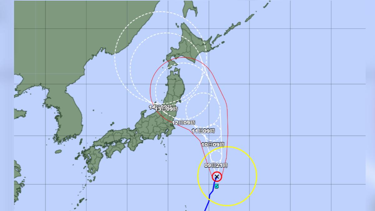 赴日小心!瑪莉亞颱風轉彎直撲日本 這兩天恐登陸東北、北海道