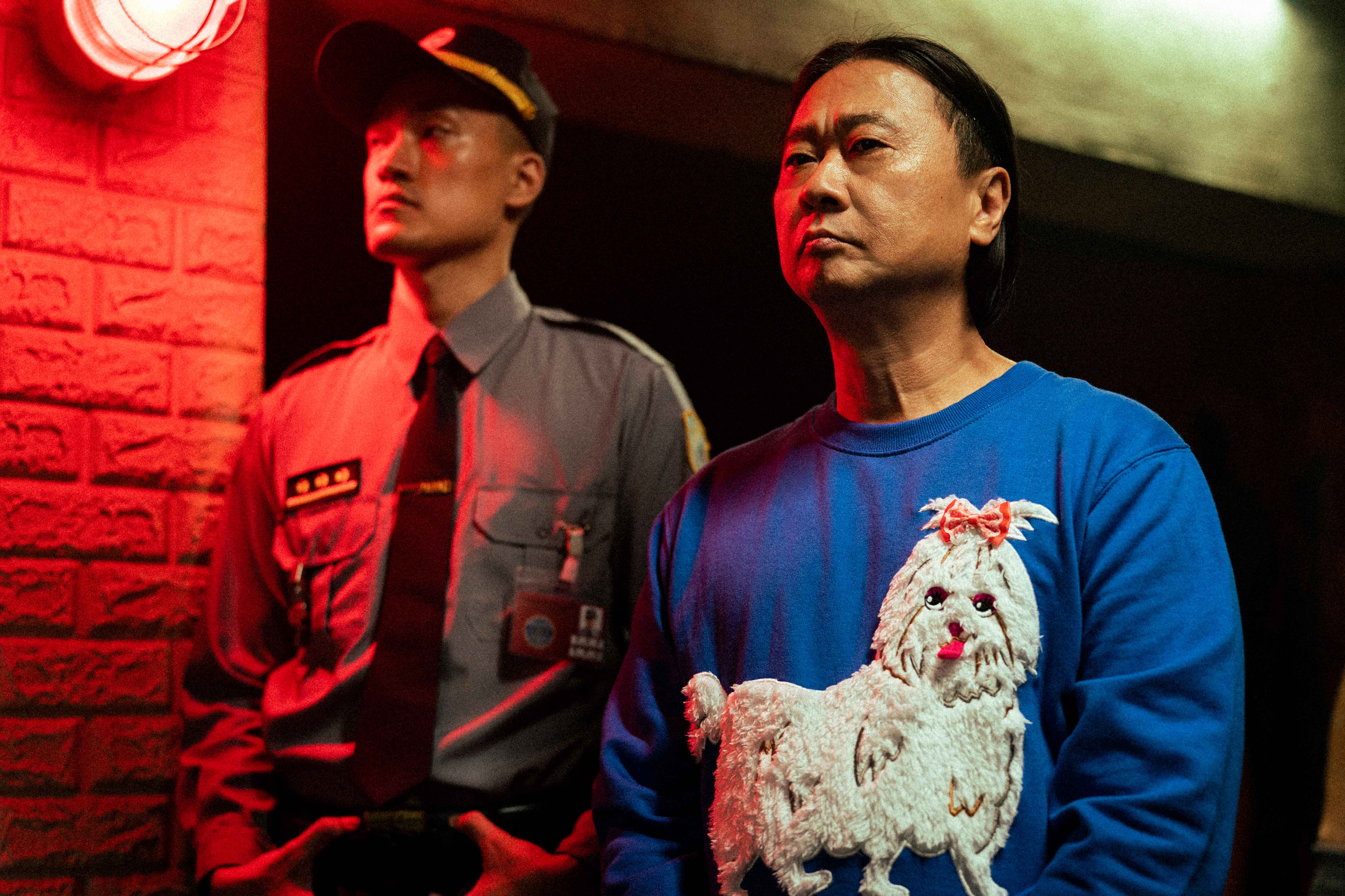邰智源飾演前國文補教名師並化身「成魔」。（圖／Netflix提供）