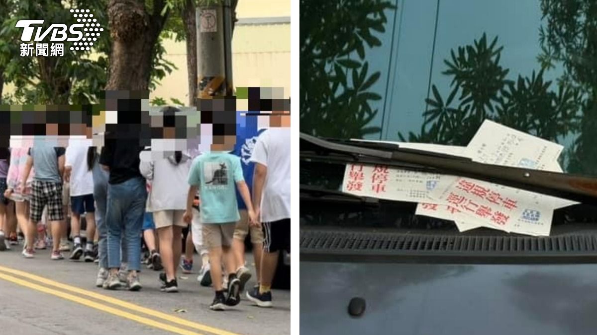 獨/走去補習險象環生 國小生閃違停車「走路中間」惹心疼