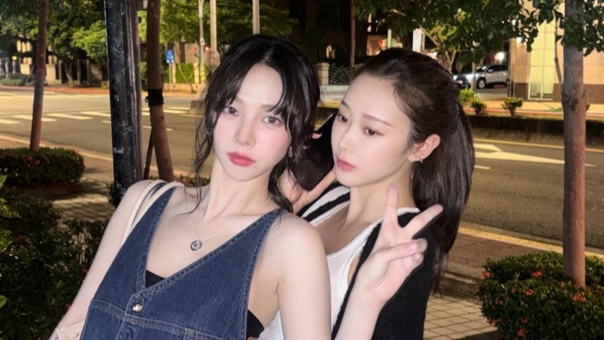 aespa現身大直街頭！Karina居然「一臉驚恐」　與Giselle搭摩天輪