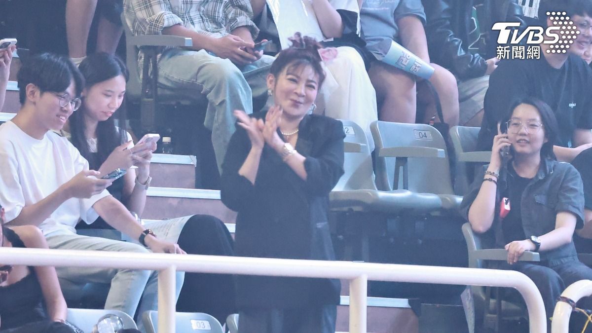 藝人王彩樺到場支持。(圖/黃城碩攝)