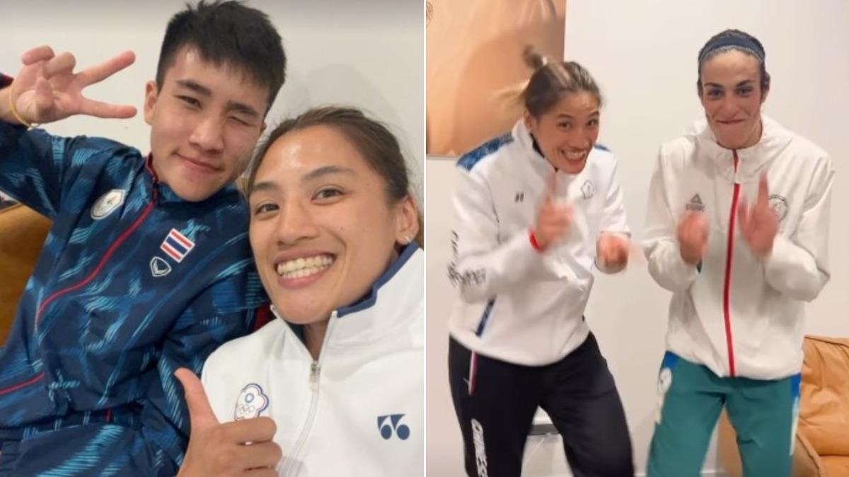 陳念琴在個人Instagram曬出與素萬那彭、克莉芙的合照。(圖/翻攝自Instagram@boxing_chloe)