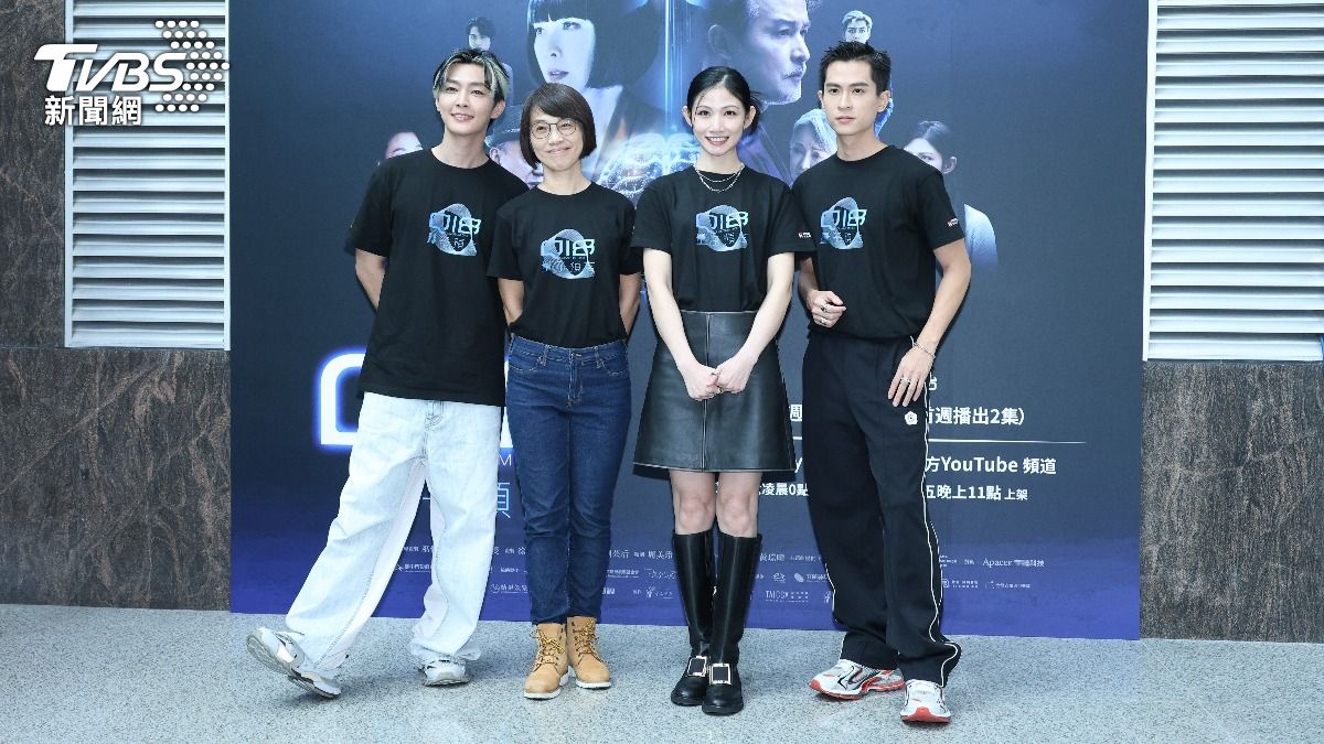 炎亞綸、導演周美玲、石知田、李千娜。（圖／張哲鳴攝）