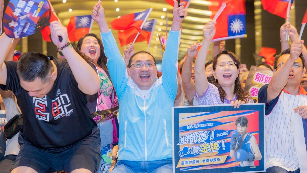 為了慶祝林郁婷奪金,侯友宜宣布新北市將推出一系列好康活動。(圖/翻攝自侯友宜臉書)