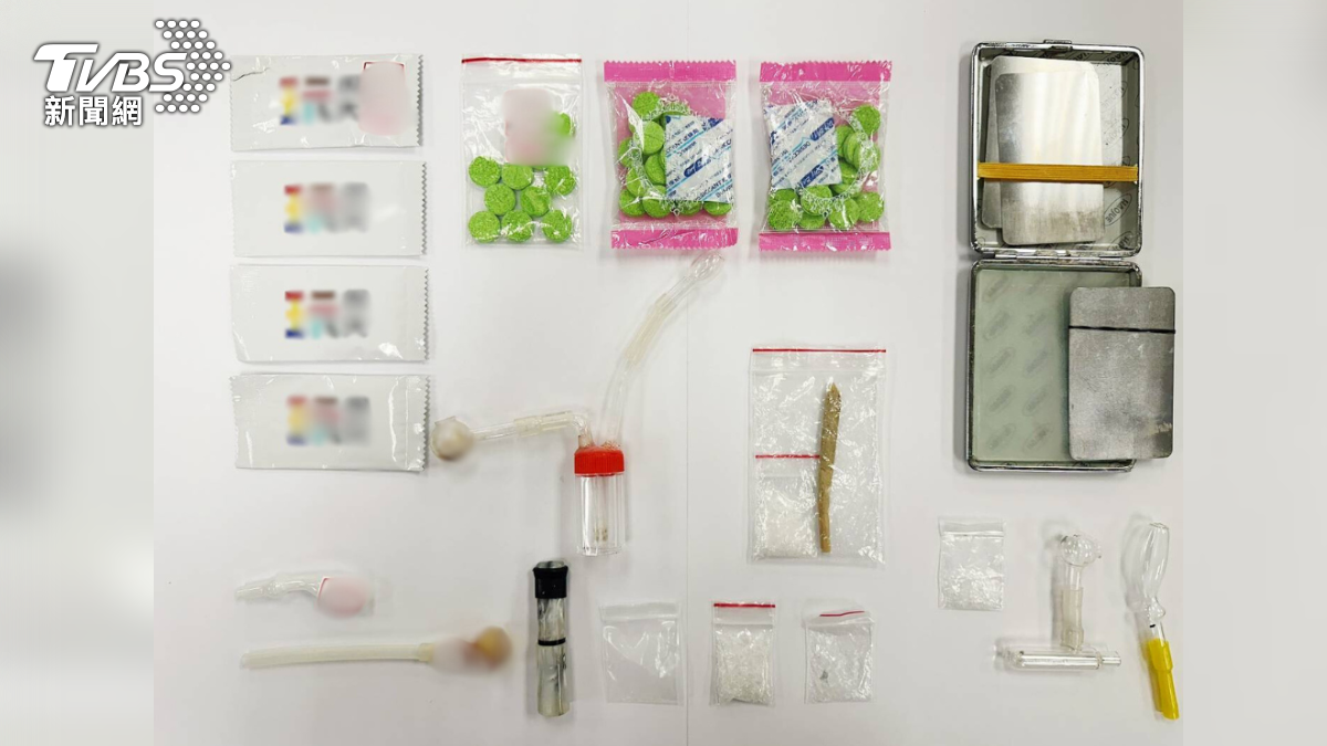 受害的龔姓女子身上卻同時攜有安非他命以及毒品吸食器等，被警方一起帶回偵訊。（圖／TVBS）