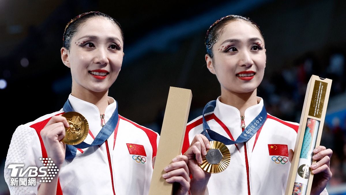 巴黎奧運/中國「雙人水上芭蕾」摘金 雙胞胎姊妹9月赴港攻讀博士