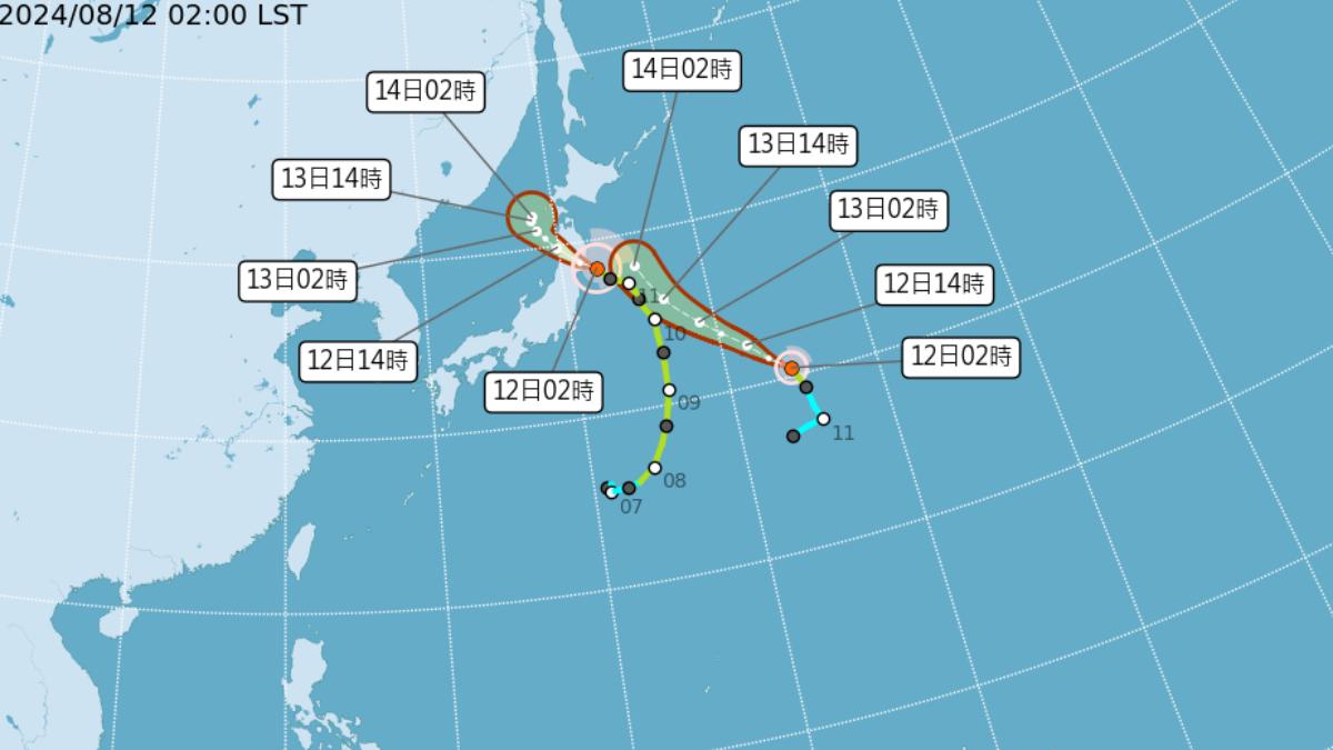 天氣／「安比」最快明午生成！恐三颱共舞　預估路徑曝