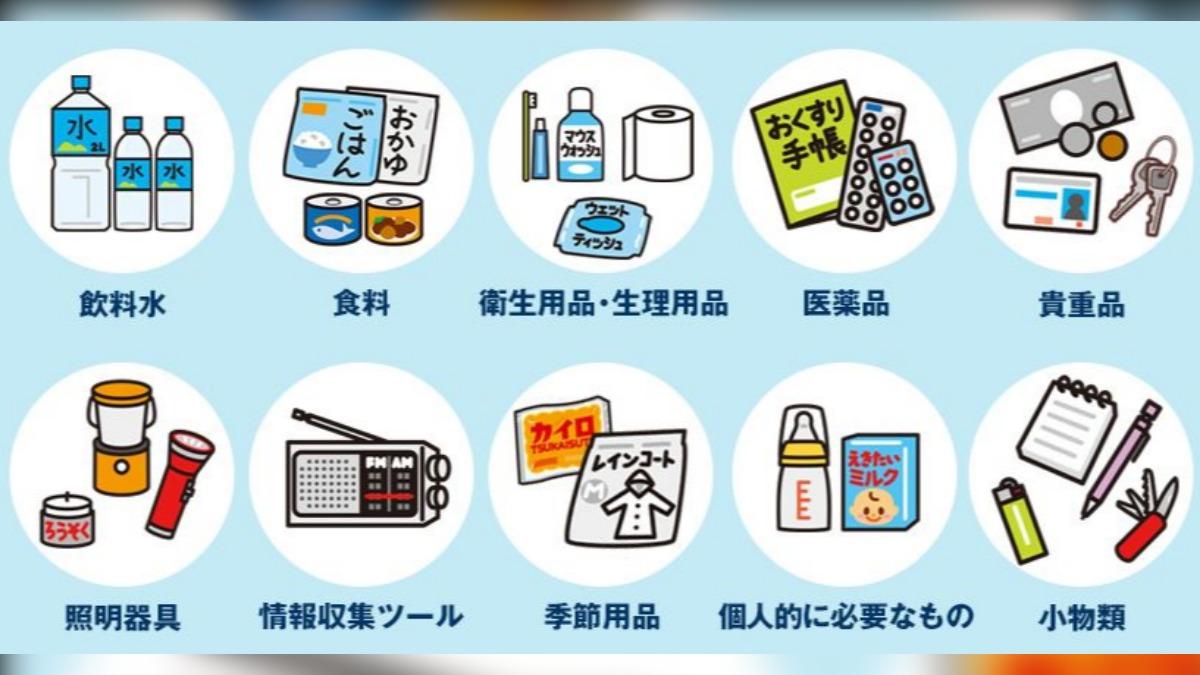 地震發生前應該必備必需品。（圖／擷取自bestcarton.com）