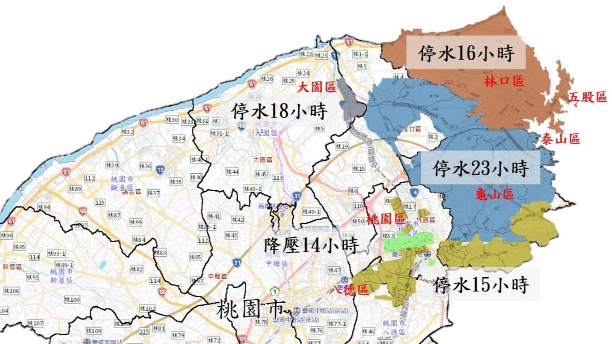 桃園今明2日大停水!23萬人恐受影響 最慢「這時間」恢復供水