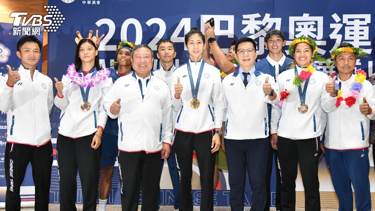 2024巴黎奧運正式落幕,最後一批中華隊國手也返台。(圖/胡瑞麒攝)