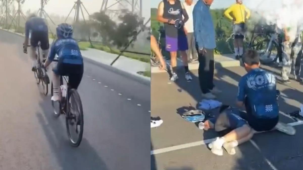 目睹兒「騎車重摔爆頭」！陸父淚喊：堅持住　司機下跪道歉