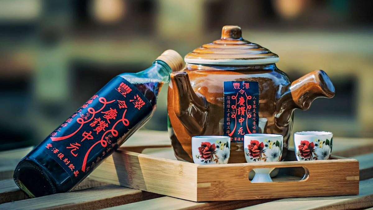 「豐澤復刻飲品」以天然鮮果與手熬桂花蜜作為基底。(圖/有趣市集提供)