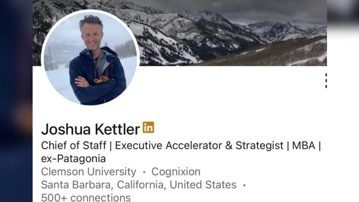 哈利梅根的幕僚長凱特勒(Josh Kettler)離職。(圖/翻攝自LinkedIn)